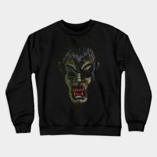 Dark-eyed Wolf Man Crewneck Sweatshirt